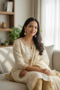 Premium Pearl Drop Statement Earrings - Handcrafted Brass