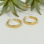 Classic Hoop Earrings - 18K Gold Plated