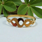 Infinity Design Bangle Bracelet - Anti-Tarnish