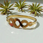 Infinity Design Bangle Bracelet - Anti-Tarnish