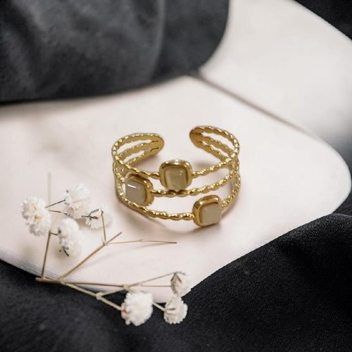 Aurora Triple Band Anti-Tarnish Ring