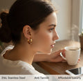 Classic Hoop Earrings - 18K Gold Plated